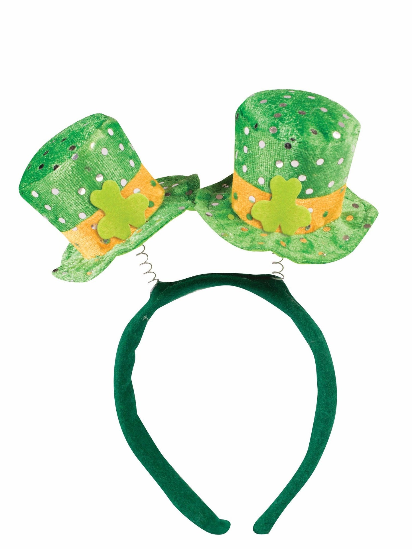 PMU St. Patrick's Day Celebration Men's Green Hat Headband Irish Costume Party Accessory Headwear