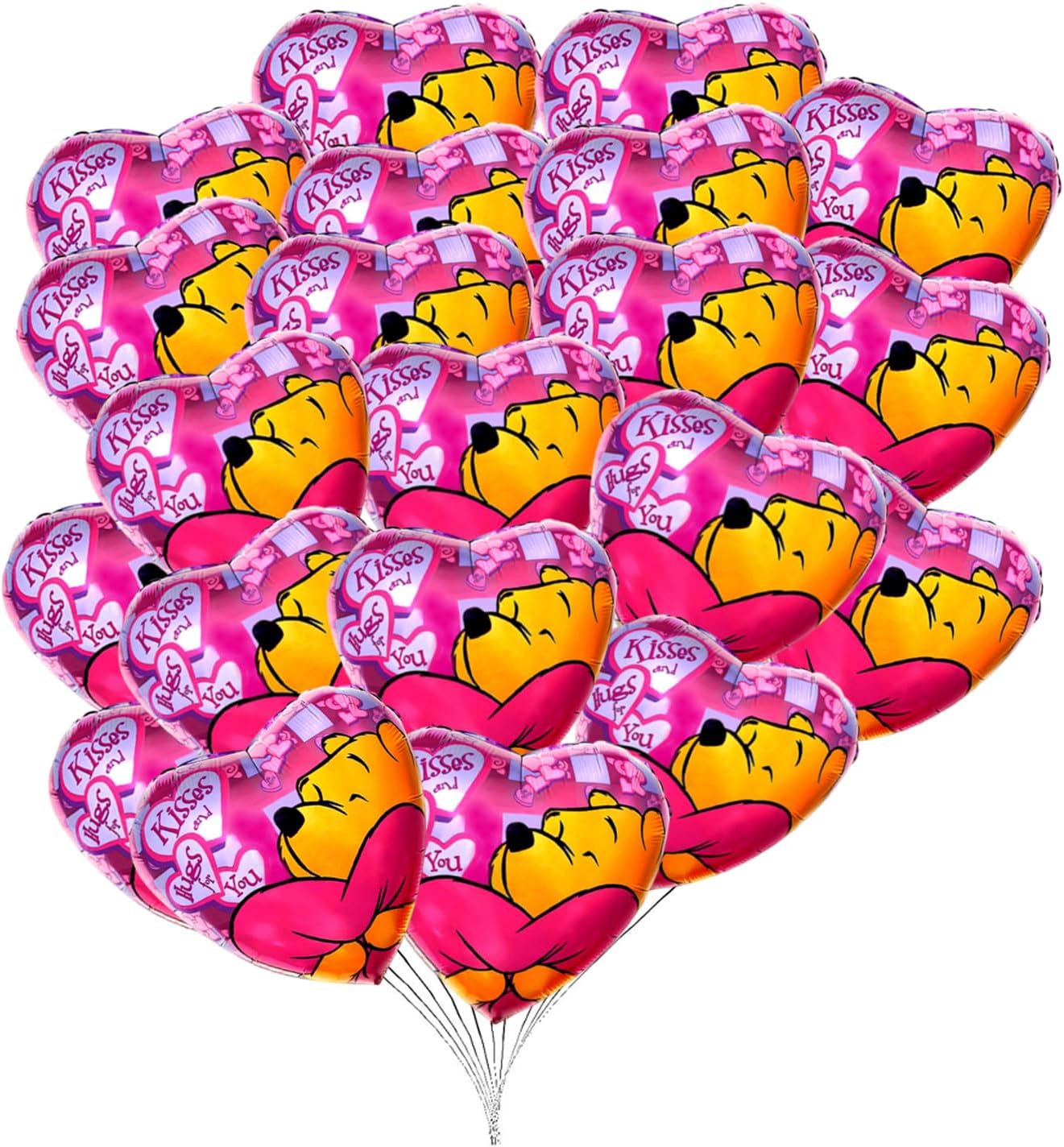 PMU Happy Valentine's Day 18 Inch Hearts Mylar-Foil Balloon