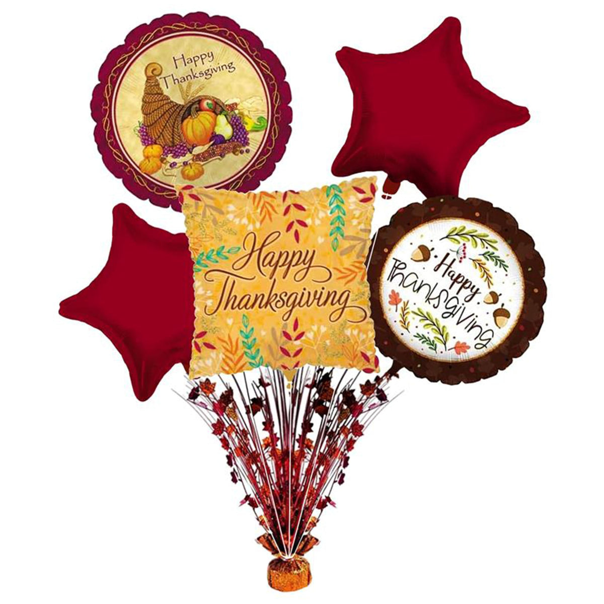 PMU Thanksgiving 18 Inch Mylar-Foil Balloons Pkg/1