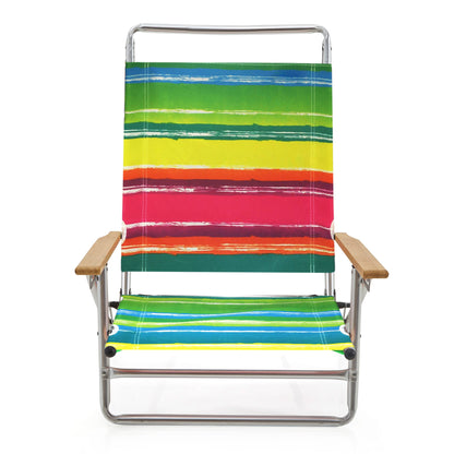 PMU Beach Chair 3 Position Lay-Flat Pkg/1