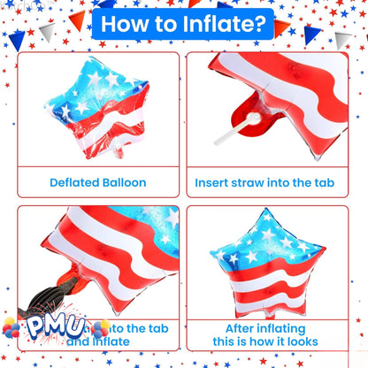 PMU USA 18 Inch Mylar-Foil Balloon