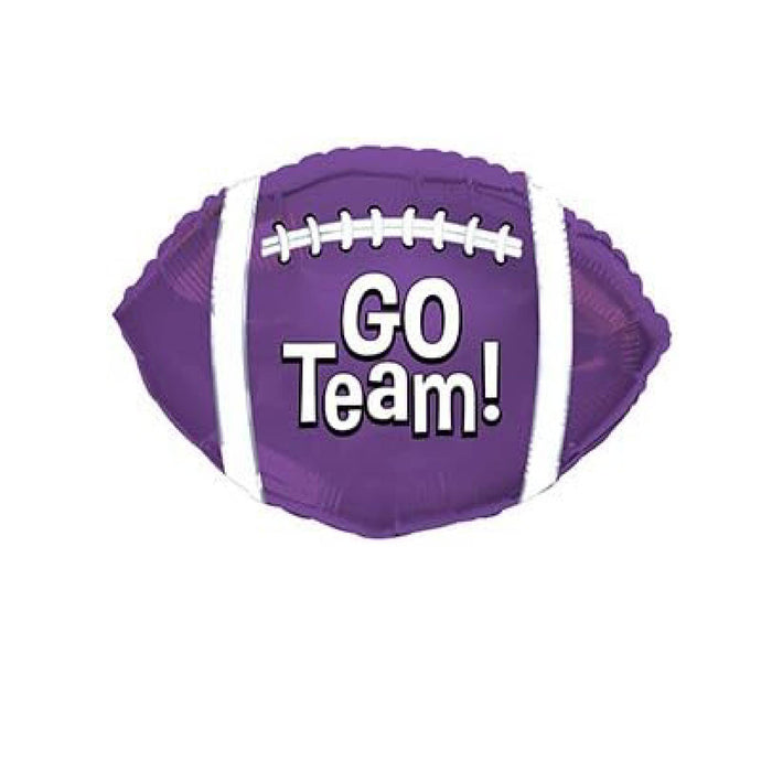 PMU Football Balloons 10 Inches Pre-Inflated Stick Mylar