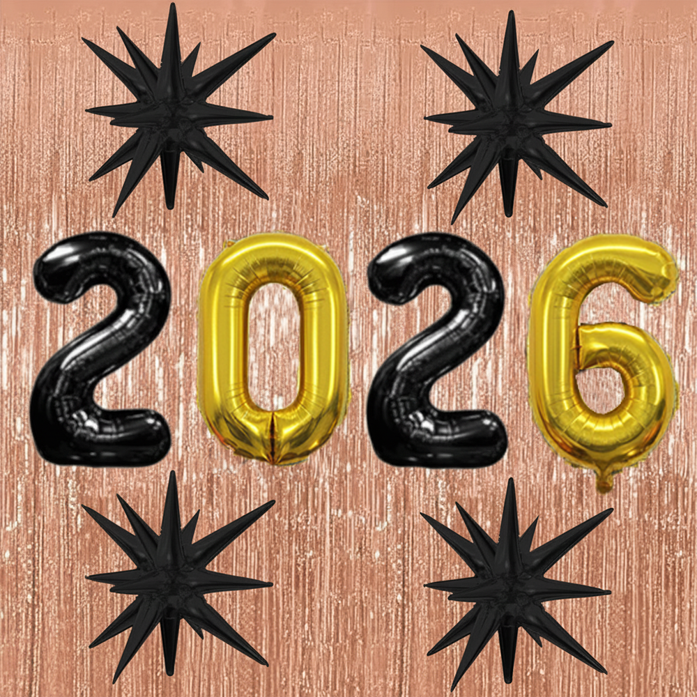 PMU 2026 Graduation - New Years Balloons Curtain Backdrop Party Kit Decorations