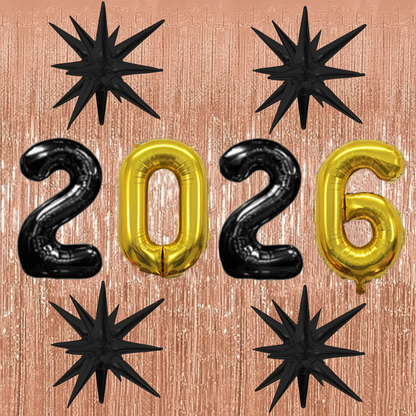 PMU 2026 Graduation - New Years Balloons Curtain Backdrop Party Kit Decorations