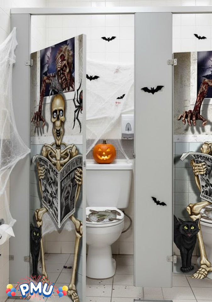 PMU Halloween Party Decoration Accessory Bloody Rat Toilet Seat Cover 12in x 17in Party Accessory (1/pkg) Pkg/1