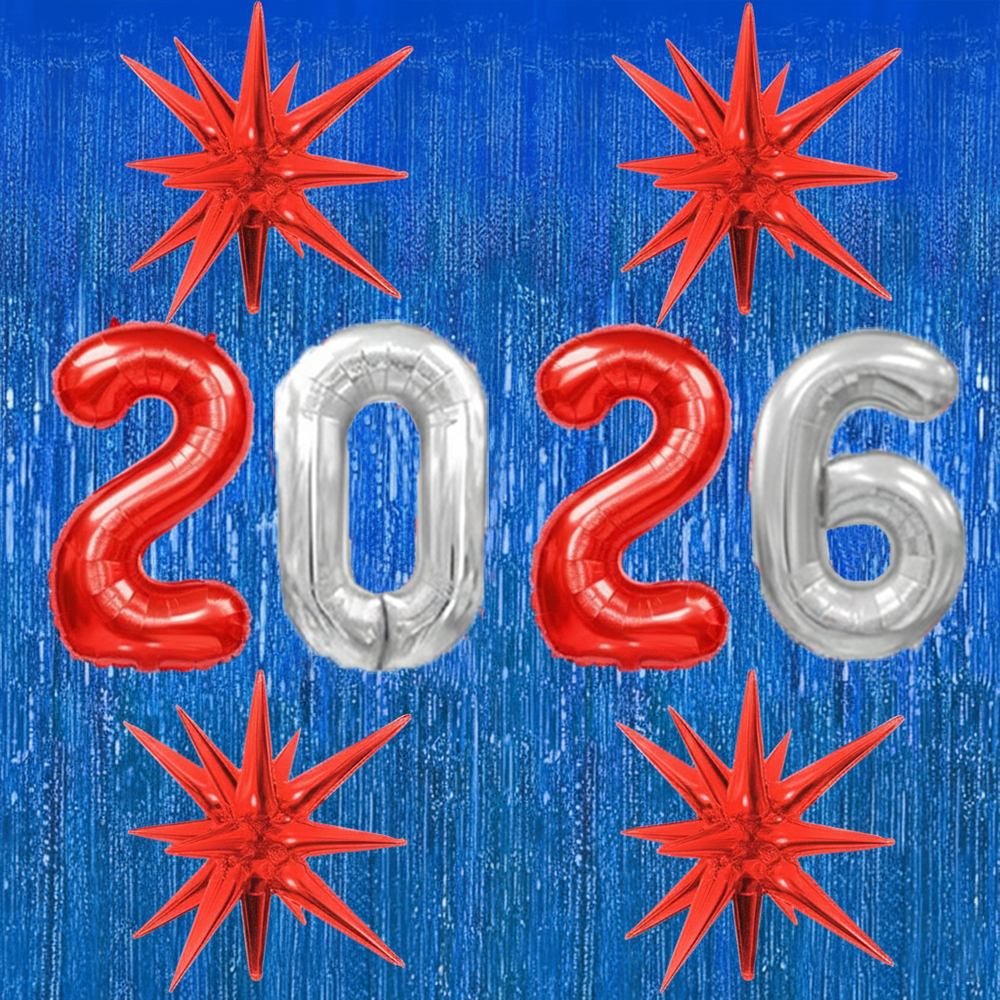 PMU 2026 Graduation - New Years Balloons Curtain Backdrop Party Kit Decorations