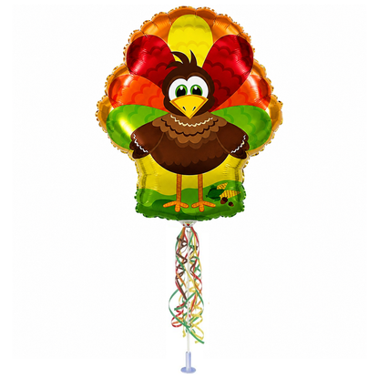 PMU 9 inch Pre-Inflated Emoji and Patriotic Balloons with Stick