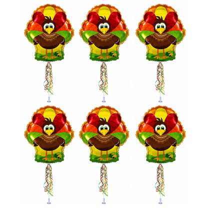 PMU 9 inch Pre-Inflated Emoji and Patriotic Balloons with Stick