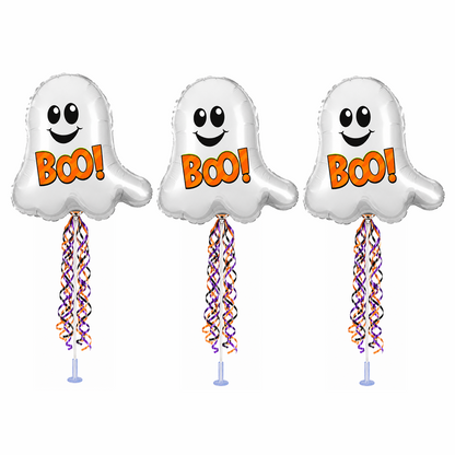 PMU Halloween Balloons 11 Inch Pre-Inflated with Stick