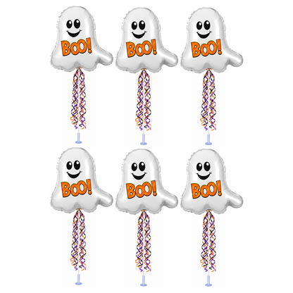 PMU Halloween Balloons 11 Inch Pre-Inflated with Stick