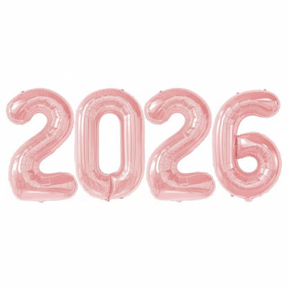 PMU New Year's Eve Party "2026" 16inch, 30inch, & 40inch in Number Mylar Balloons 2026 New Year, Graduation, Birthday, Special Events Accessories Party Celebration (4/pkg) Pkg/1