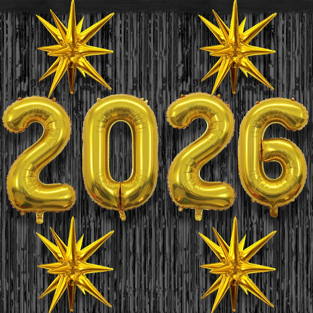 PMU 2026 Graduation - New Years Balloons Curtain Backdrop Party Kit Decorations