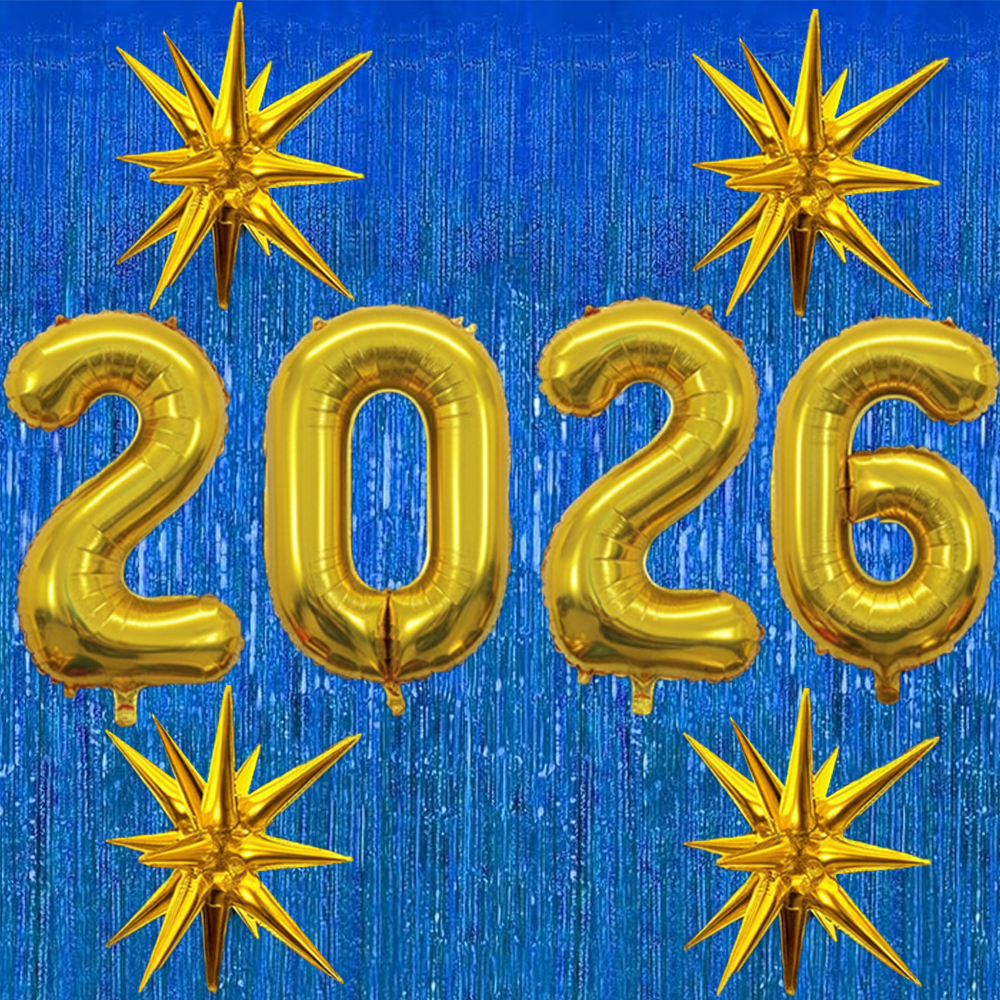 PMU 2026 Graduation - New Years Balloons Curtain Backdrop Party Kit Decorations