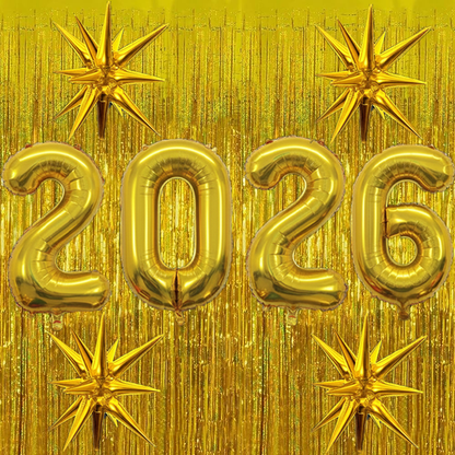 PMU 2026 Graduation - New Years Balloons Curtain Backdrop Party Kit Decorations