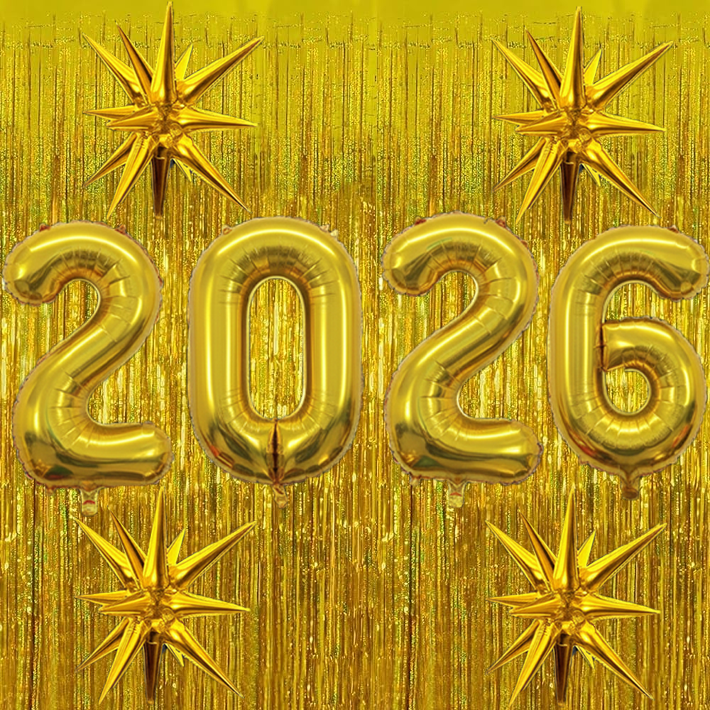 PMU 2026 Graduation - New Years Balloons Curtain Backdrop Party Kit Decorations