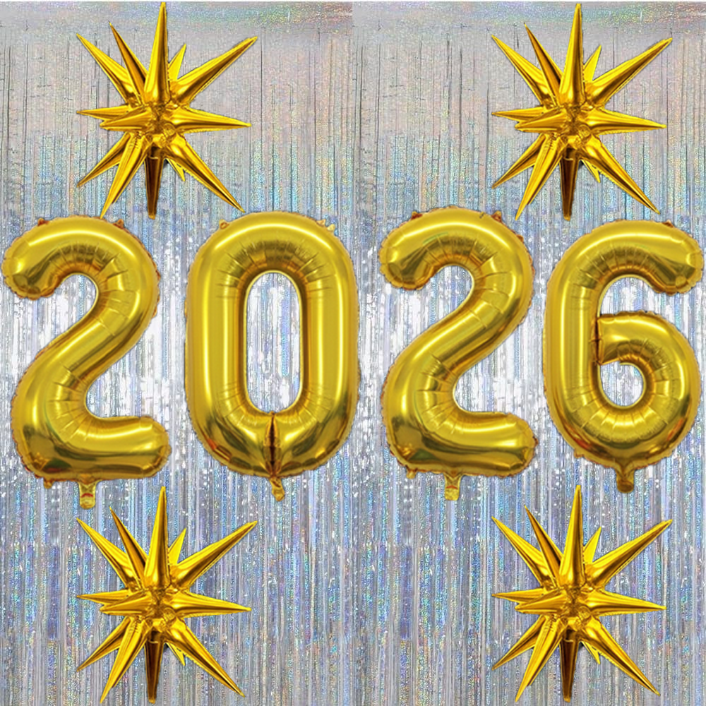 PMU 2026 Graduation - New Years Balloons Curtain Backdrop Party Kit Decorations