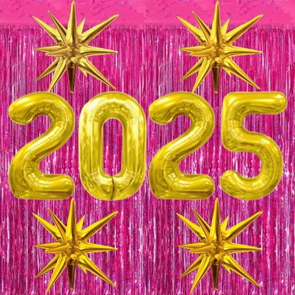 PMU 2025 Graduation - New Years Balloons Curtain Backdrop Party Kit Decorations