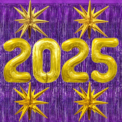 PMU 2025 Graduation - New Years Balloons Curtain Backdrop Party Kit Decorations