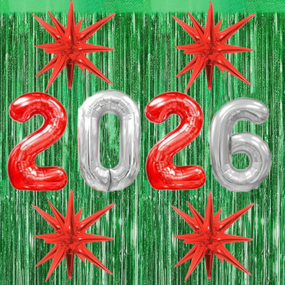 PMU 2026 Graduation - New Years Balloons Curtain Backdrop Party Kit Decorations