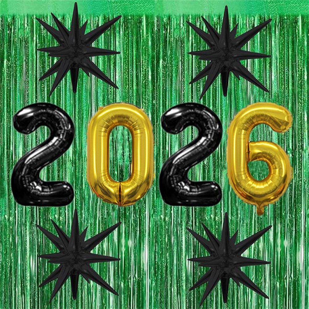 PMU 2026 Graduation - New Years Balloons Curtain Backdrop Party Kit Decorations