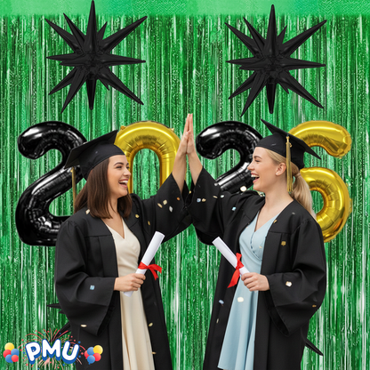 PMU 2026 Graduation - New Years Balloons Curtain Backdrop Party Kit Decorations