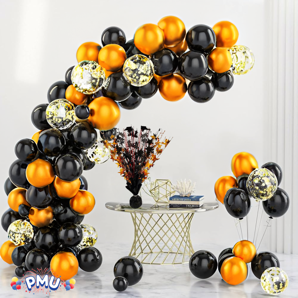 PMU Starburst Balloon Centerpiece - Beautiful Table Centerpieces for Memorial Day, Birthdays, Halloween, Veterans Day Party & Independence Day Celebration - 15in / 7.34cm