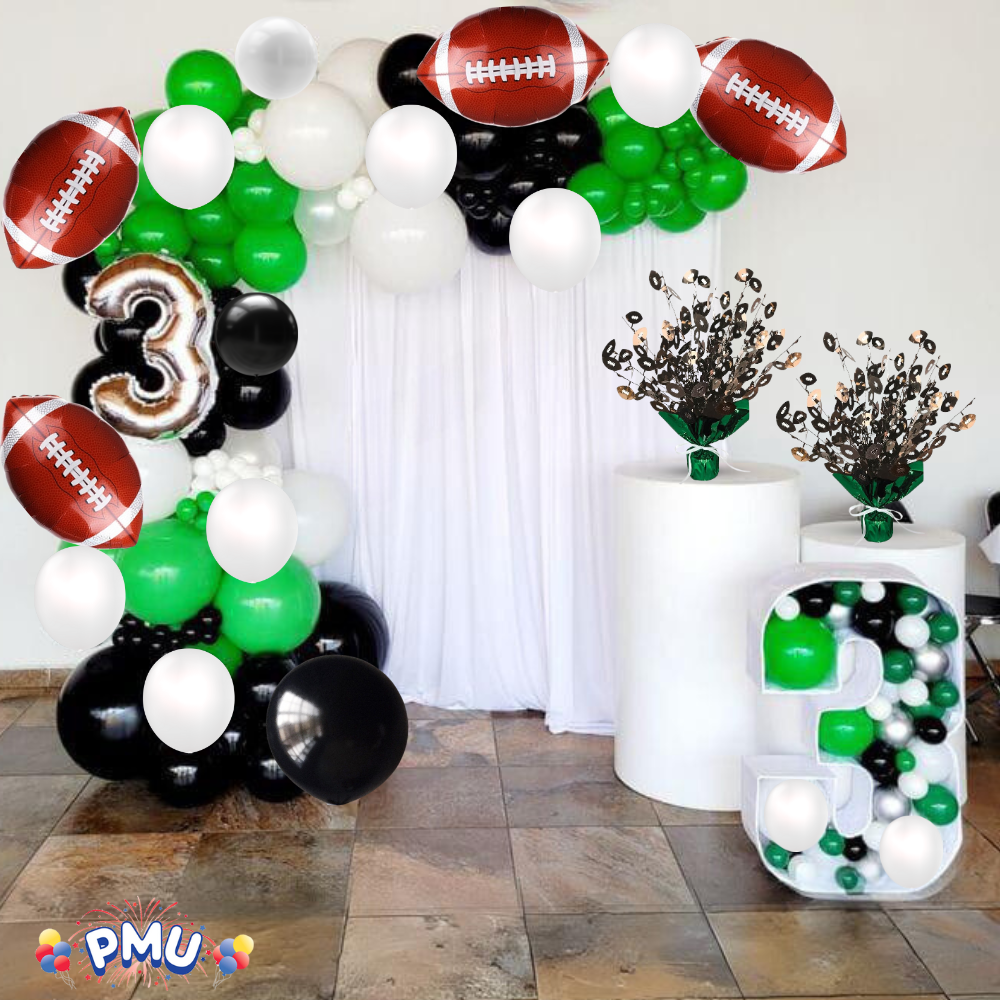 PMU Starburst Balloon Centerpiece - Beautiful Table Centerpieces for Memorial Day, Birthdays, Halloween, Veterans Day Party & Independence Day Celebration - 15in / 7.34cm