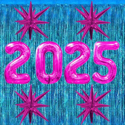 PMU 2025 Graduation - New Years Balloons Curtain Backdrop Party Kit Decorations