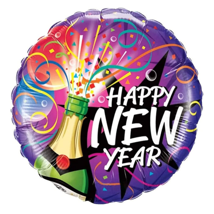 PMU 18 Inches Happy New Year Mylar-Foil Balloons