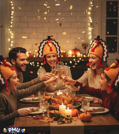 PMU Thanksgiving Turkey Hats Party Costumes and Accessories