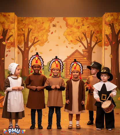 PMU Thanksgiving Turkey Hats Party Costumes and Accessories