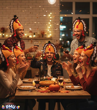 PMU Thanksgiving Turkey Hats Party Costumes and Accessories