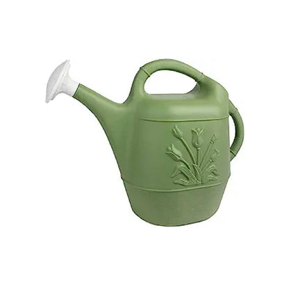 PMU 2 Gallon Watering Can - Garden Watering Can for Indoor & Outdoor Plants - Plastic Water Can with Detachable Sprinkler Head - Large Water Pot, Made in USA