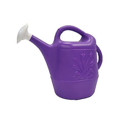 PMU 2 Gallon Watering Can - Garden Watering Can for Indoor & Outdoor Plants - Plastic Water Can with Detachable Sprinkler Head - Large Water Pot, Made in USA