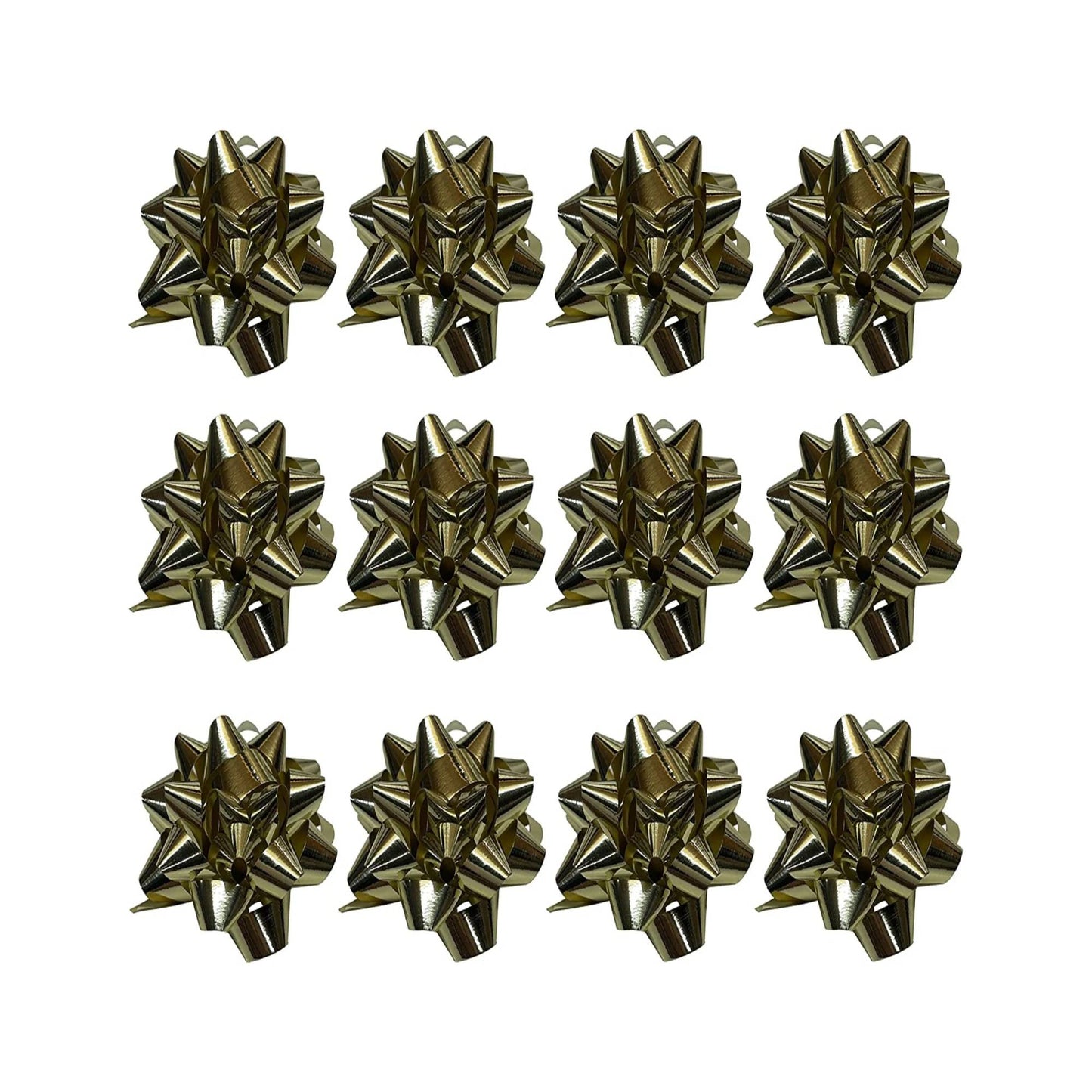 PMU Decorative Confetti Gift Bows (12/Pkg) Pkg/1