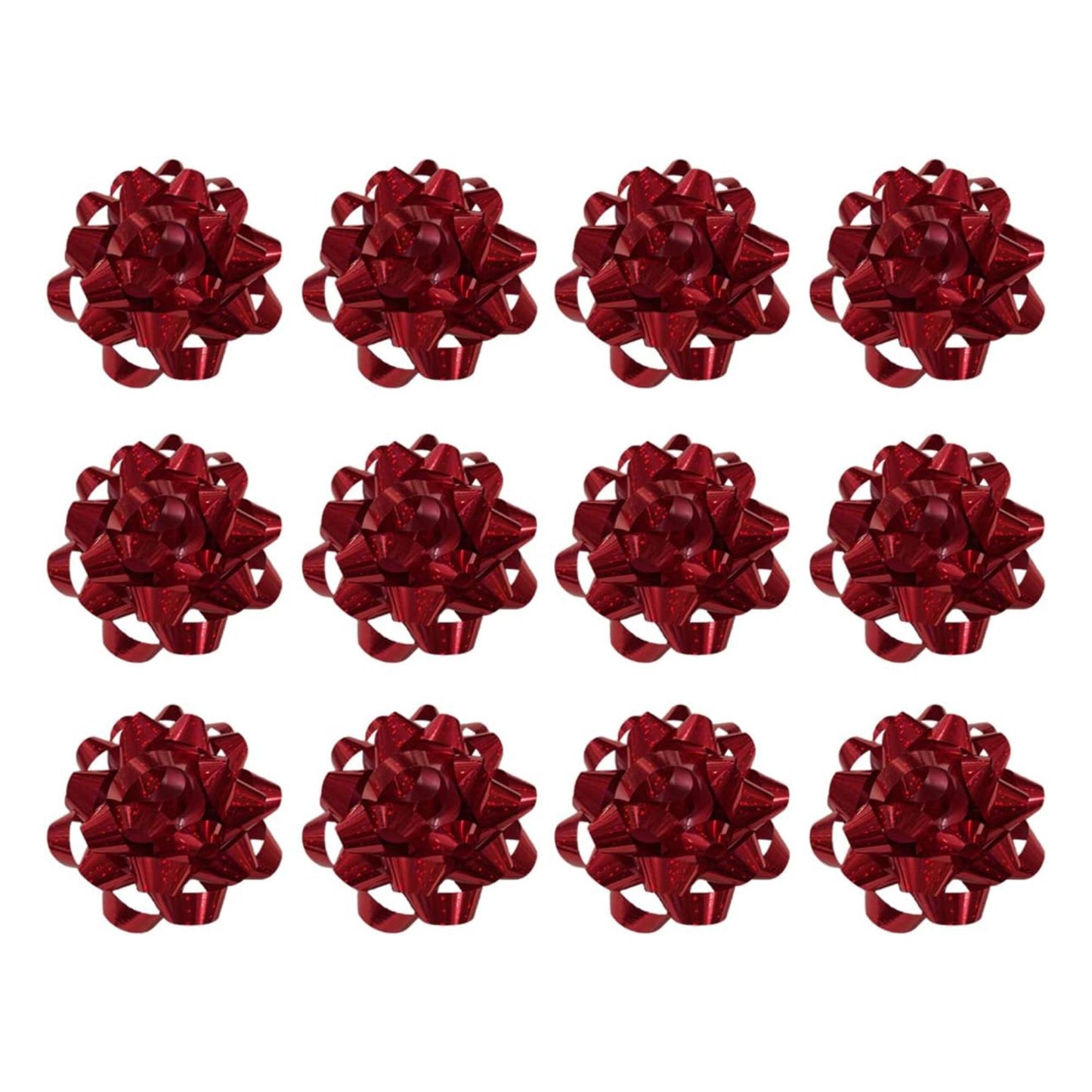 PMU Decorative Confetti Gift Bows (12/Pkg) Pkg/1