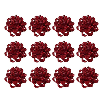 PMU Decorative Confetti Gift Bows (12/Pkg) Pkg/1