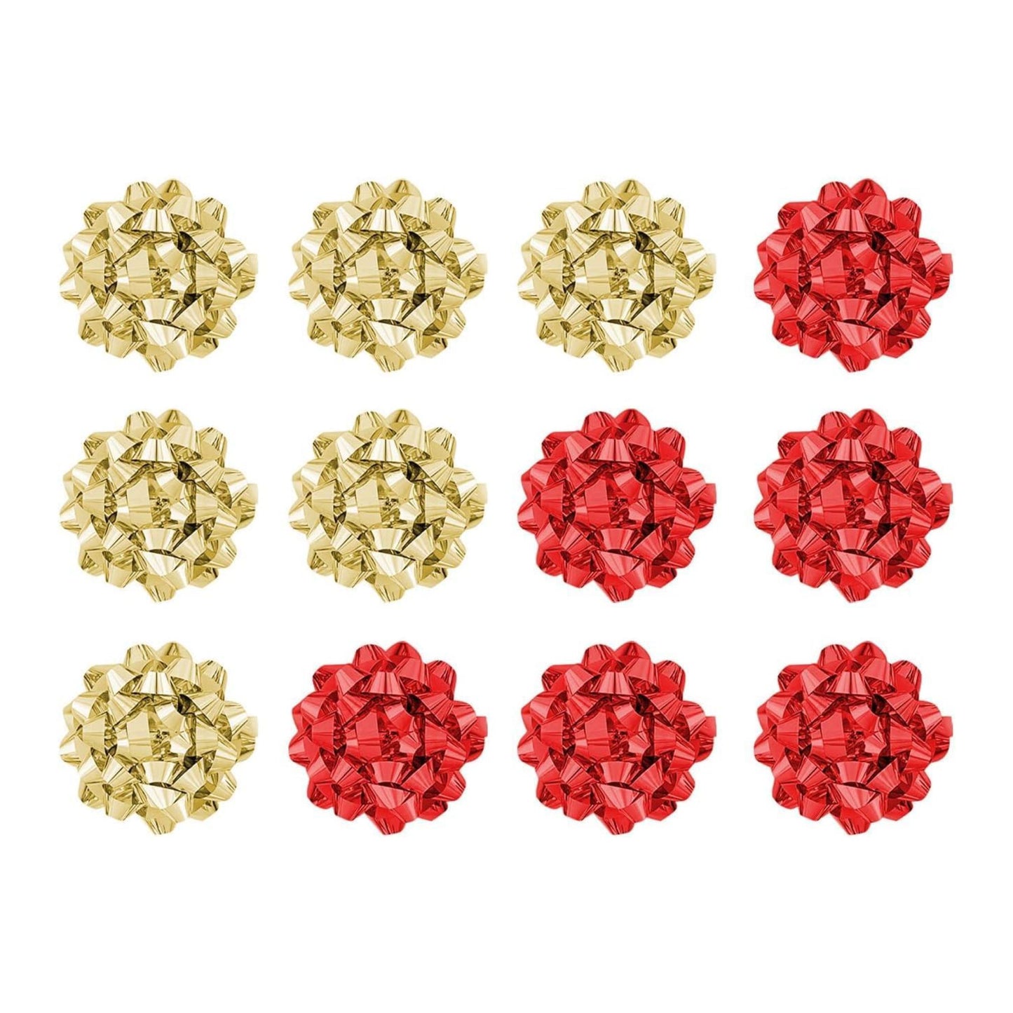 PMU Decorative Confetti Gift Bows (12/Pkg) Pkg/1