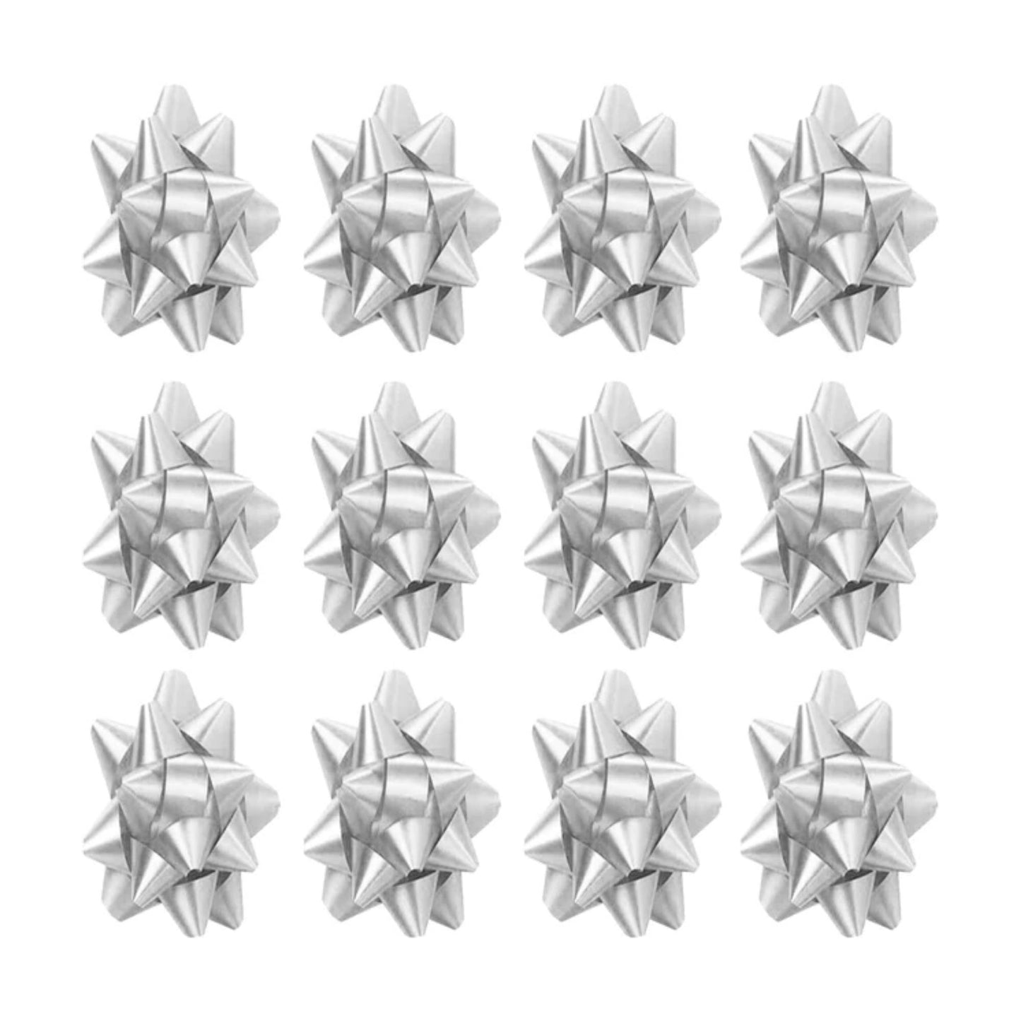 PMU Decorative Confetti Gift Bows (12/Pkg) Pkg/1