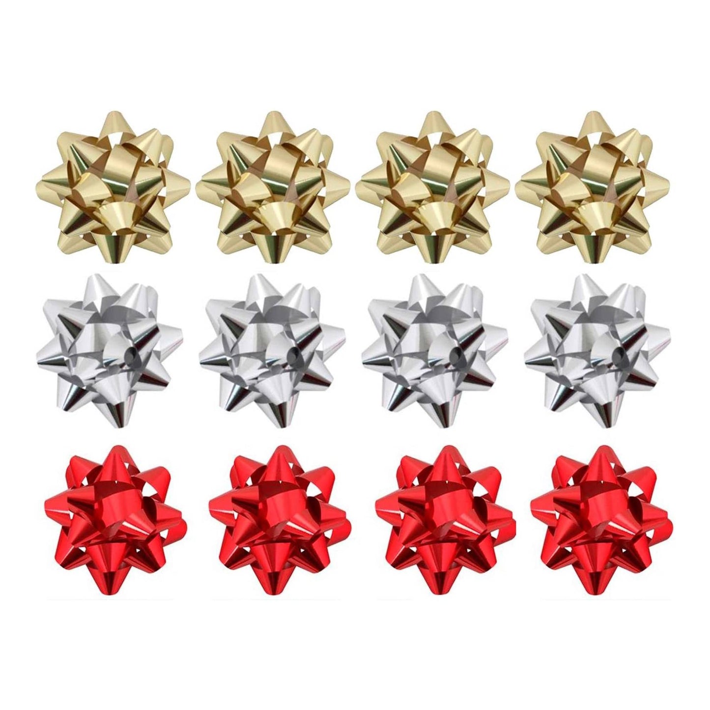 PMU Decorative Confetti Gift Bows (12/Pkg) Pkg/1