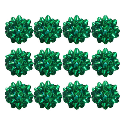PMU Decorative Confetti Gift Bows (12/Pkg) Pkg/1