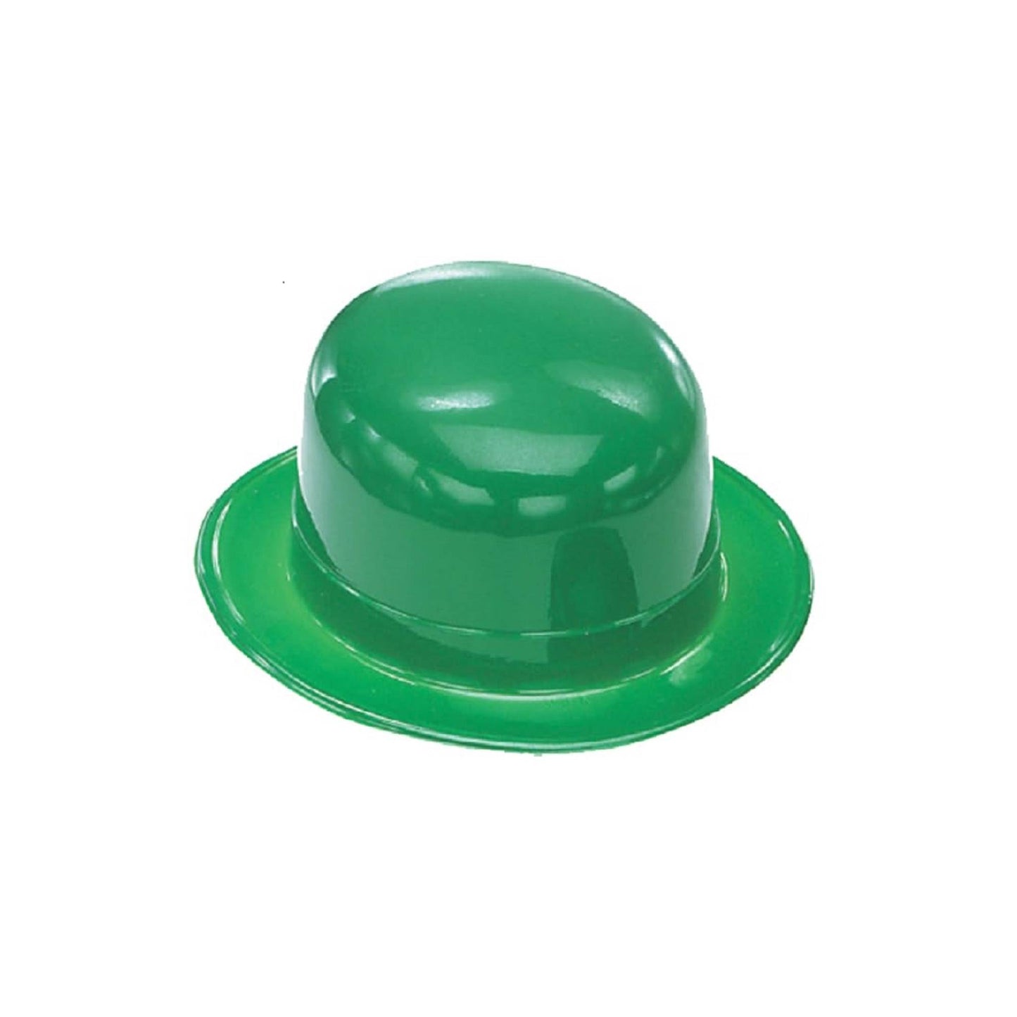 PMU St. Patrick's Day Headwear Decorations and Party Supplies - Plastic Top Hat with Shamrock - Irish Costume, Party Accessory