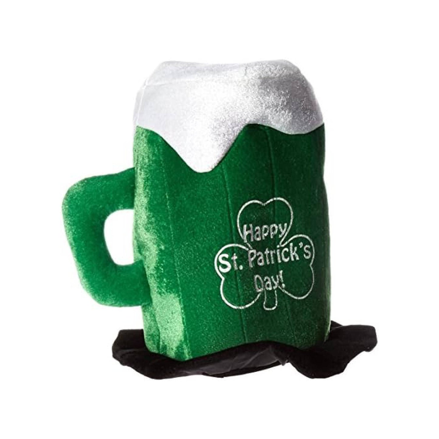 PMU St. Patrick's Day Headwear Decorations and Party Supplies - Plastic Top Hat with Shamrock - Irish Costume, Party Accessory