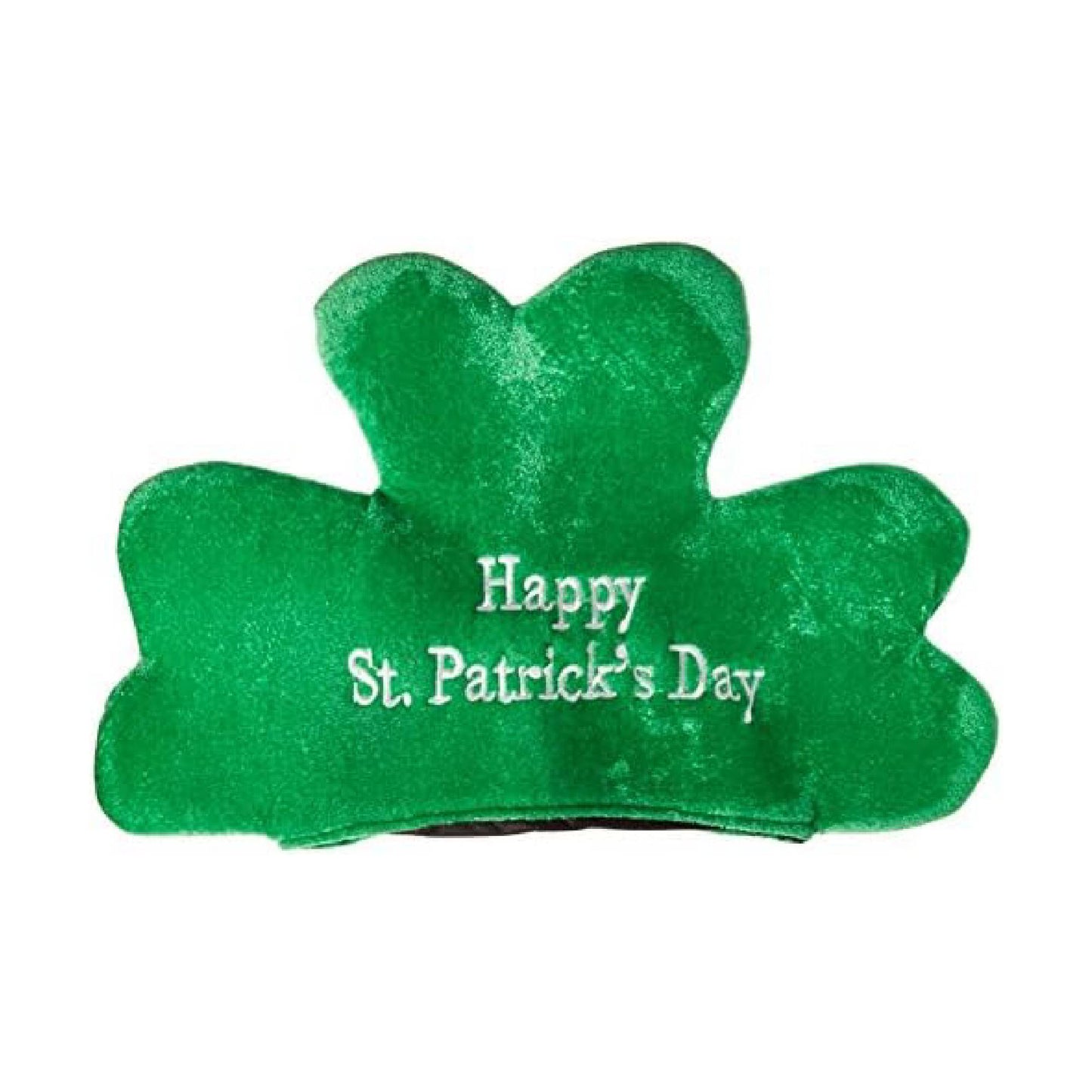 PMU St. Patrick's Day Headwear Decorations and Party Supplies - Plastic Top Hat with Shamrock - Irish Costume, Party Accessory