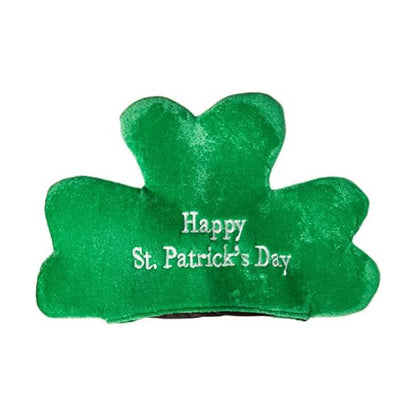 PMU St. Patrick's Day Headwear Decorations and Party Supplies - Plastic Top Hat with Shamrock - Irish Costume, Party Accessory
