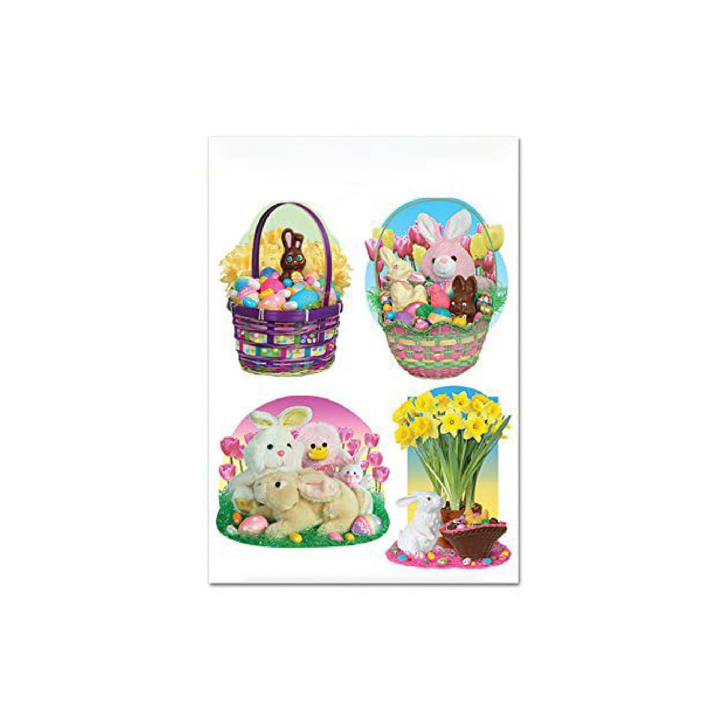 PMU Easter Removable Window Decals Party Decoration