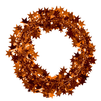 PMU Star Wire Shiny - Garland Halloween, Christmas Party, Wedding, Birthday, Festive Home Decoration Ornament 25ft Tinsel