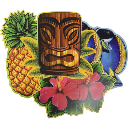 PMU Luau Pennant Banner 12ft x 14in Decoration and Party Accessory (1/pkg)Pkg/1