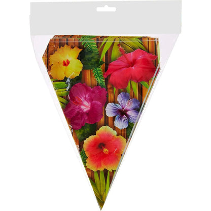 PMU Luau Pennant Banner 12ft x 14in Decoration and Party Accessory (1/pkg)Pkg/1