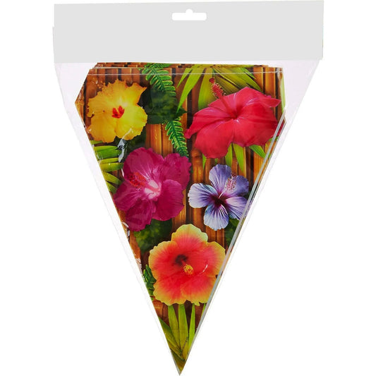 PMU Luau Pennant Banner 12ft x 14in Decoration and Party Accessory (1/pkg)Pkg/1